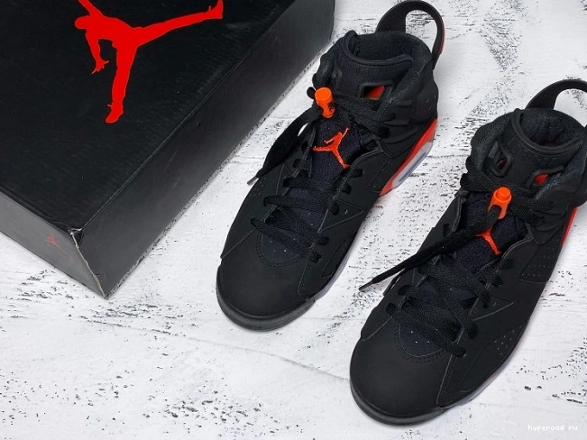 OG 384664-060 Black Jordan 6 Retro Infrared Air 0729